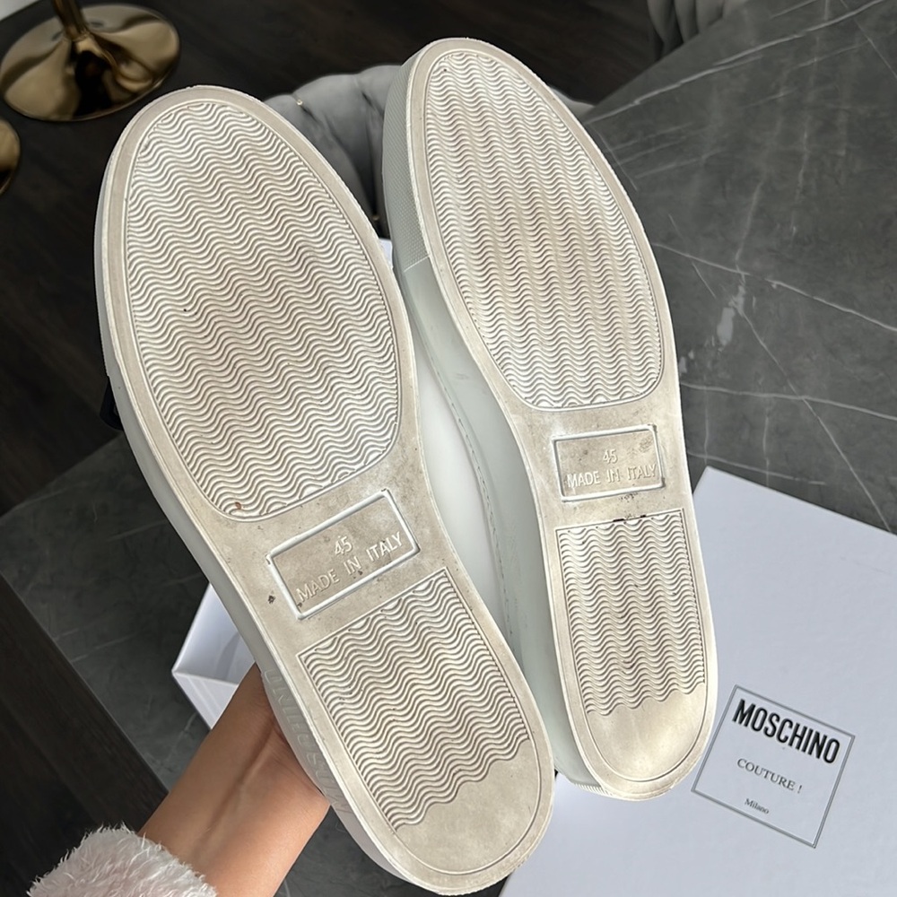 Moschino white/black sneakers for men - Picture 6 of 17